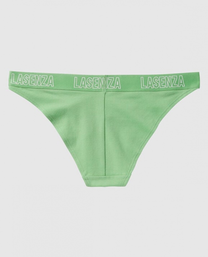 La Senza High Leg Cheeky Panty Women Underwear Mint | mNAOTOtg