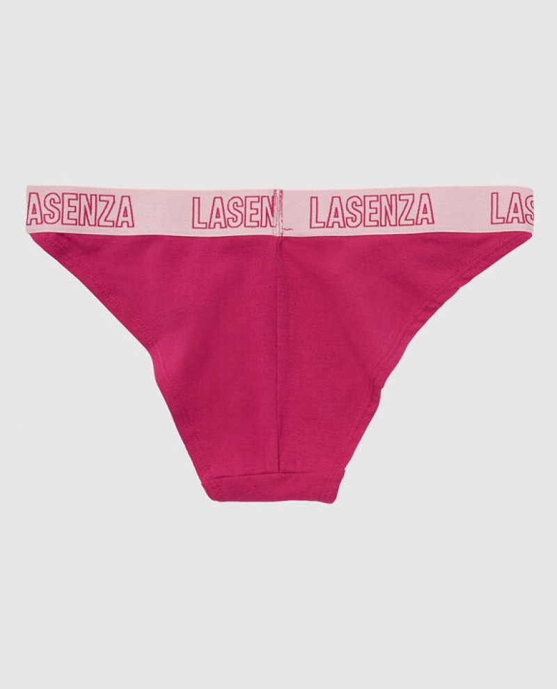 La Senza High Leg Cheeky Panty Women Underwear Fuchsia | GmePuLZx