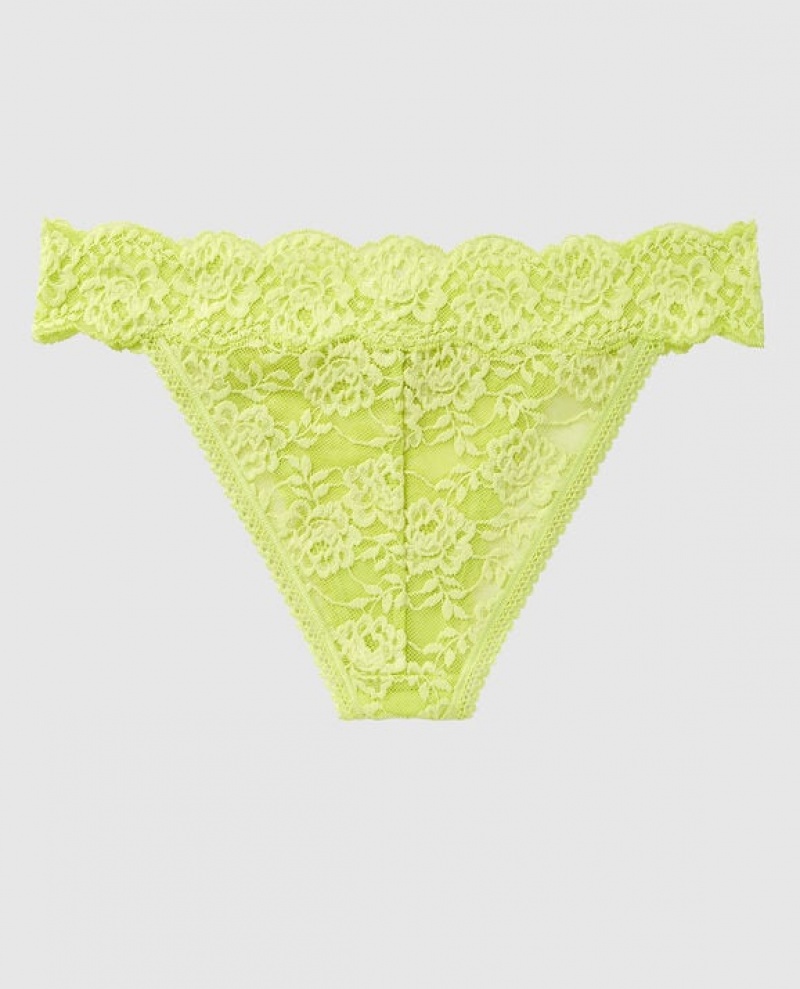 La Senza High Leg Cheeky Panty Women Underwear Green | f5cbWWOA