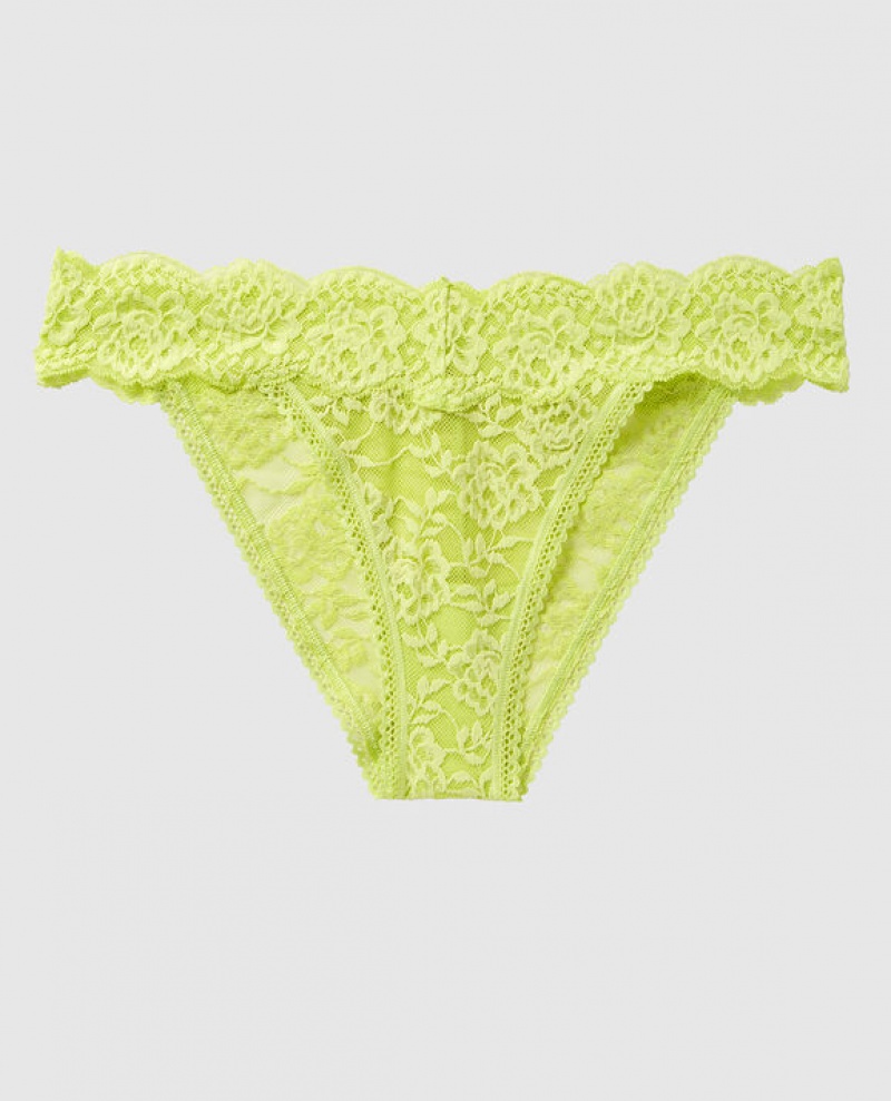 La Senza High Leg Cheeky Panty Women Underwear Green | f5cbWWOA