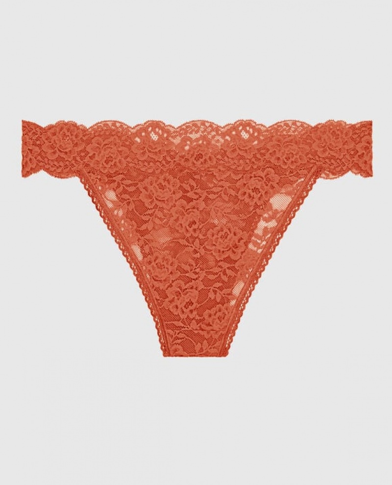 La Senza High Leg Cheeky Panty Women Underwear Terra Cotta | 26ZBIHzu