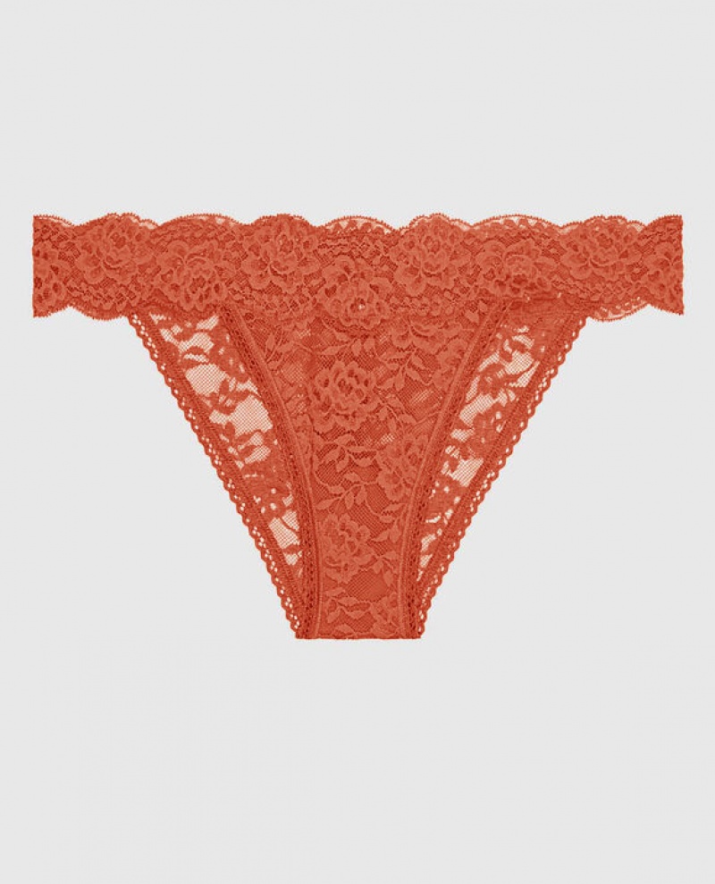 La Senza High Leg Cheeky Panty Women Underwear Terra Cotta | 26ZBIHzu