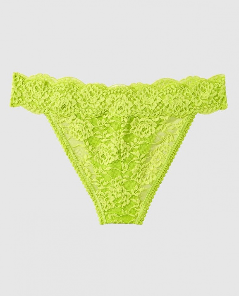 La Senza High Leg Cheeky Panty Women Underwear Limelight | bUJWKsqd