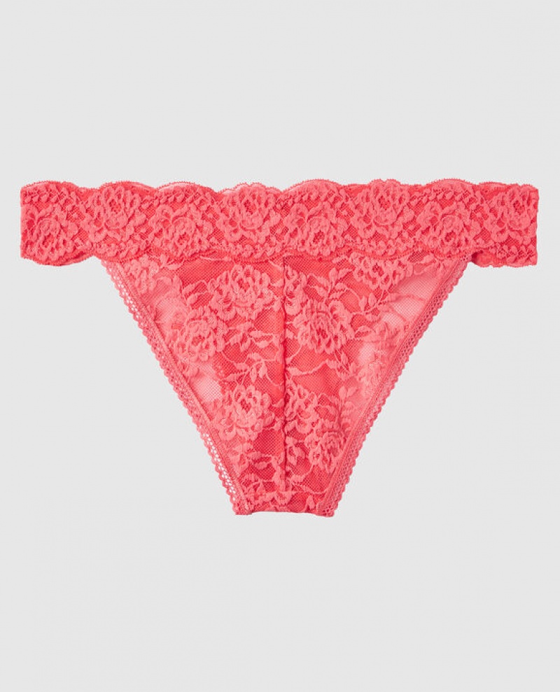 La Senza High Leg Cheeky Panty Women Underwear Coral | 5OIDsnly