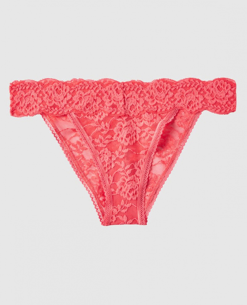 La Senza High Leg Cheeky Panty Women Underwear Coral | 5OIDsnly