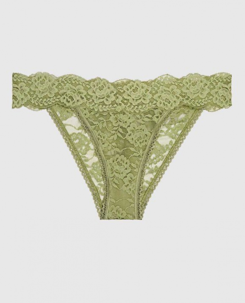 La Senza High Leg Cheeky Panty Women Underwear Fern | v0zNYwxa