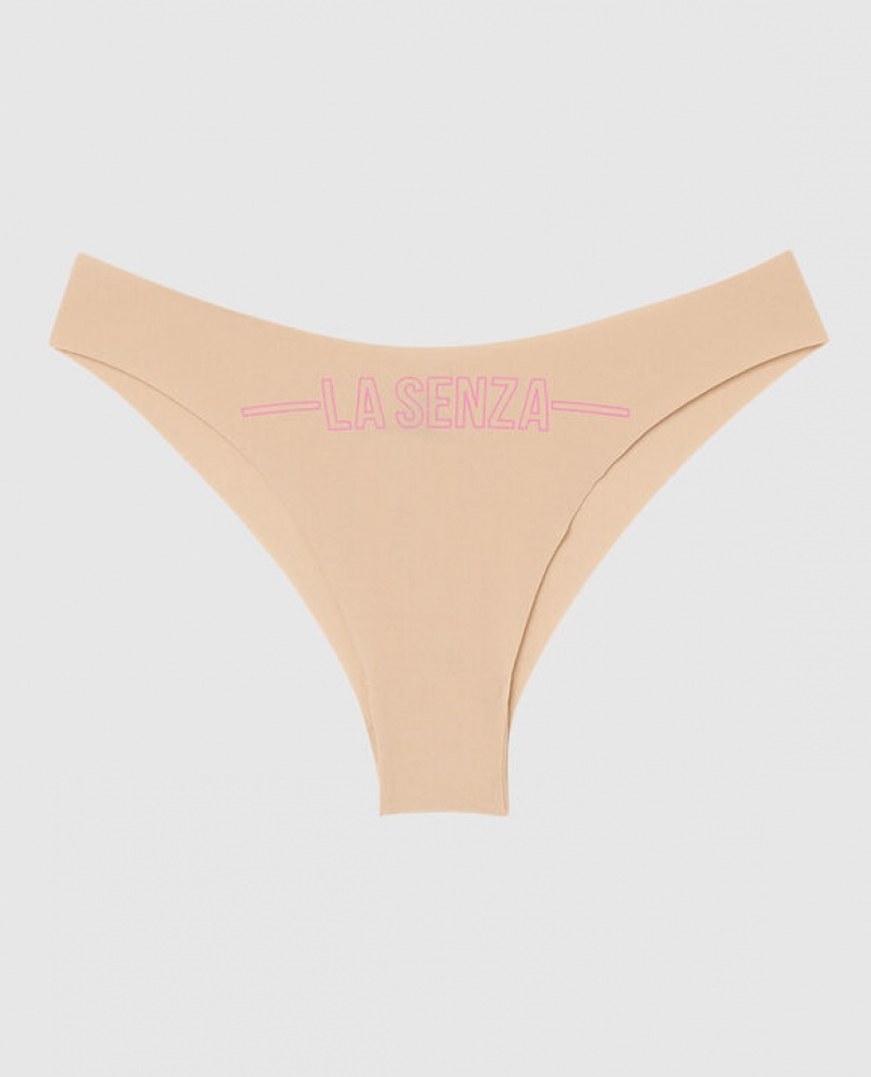 La Senza High Leg Cheeky Panty Women Underwear Pink | 11w71cXq