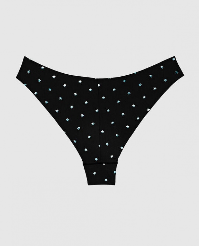 La Senza High Leg Cheeky Panty Women Underwear Black | ixmky6gw