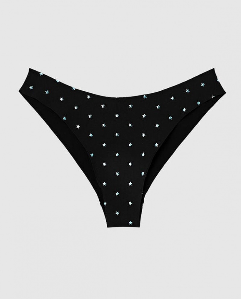 La Senza High Leg Cheeky Panty Women Underwear Black | ixmky6gw