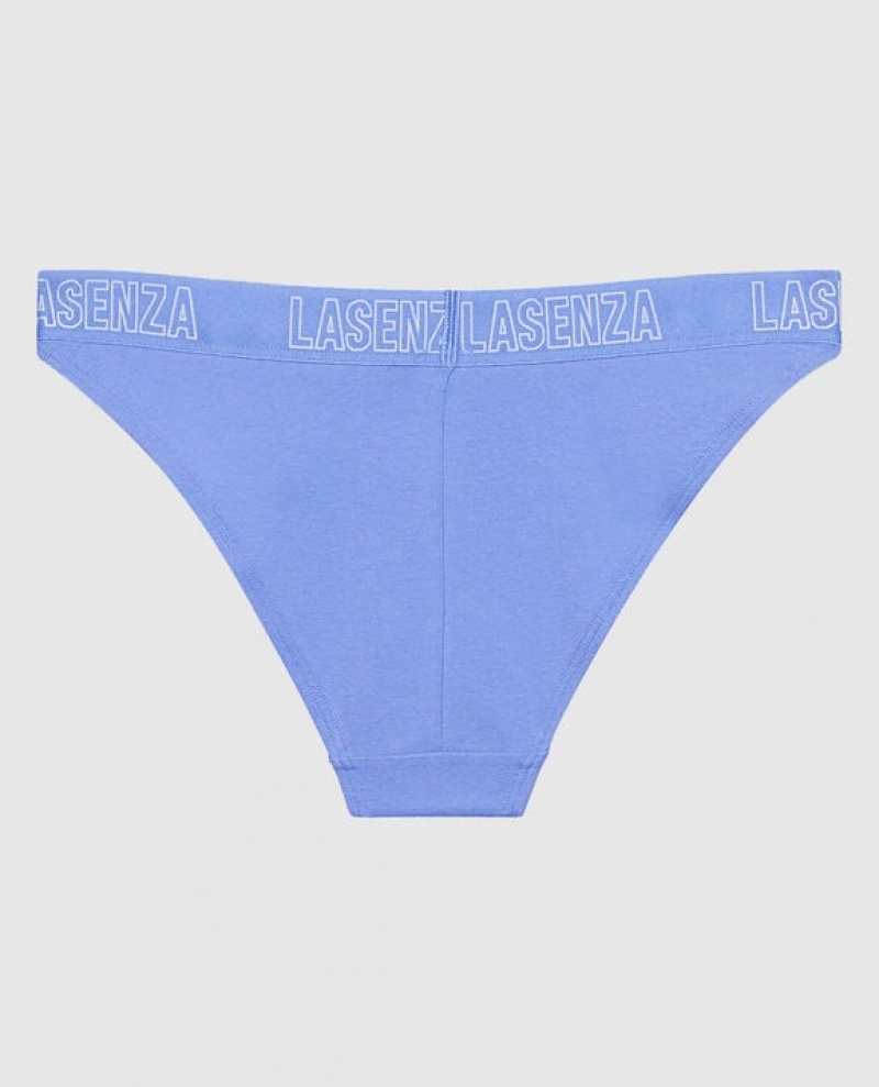 La Senza High Leg Cheeky Panty Women Underwear Blue | IcfTlvke