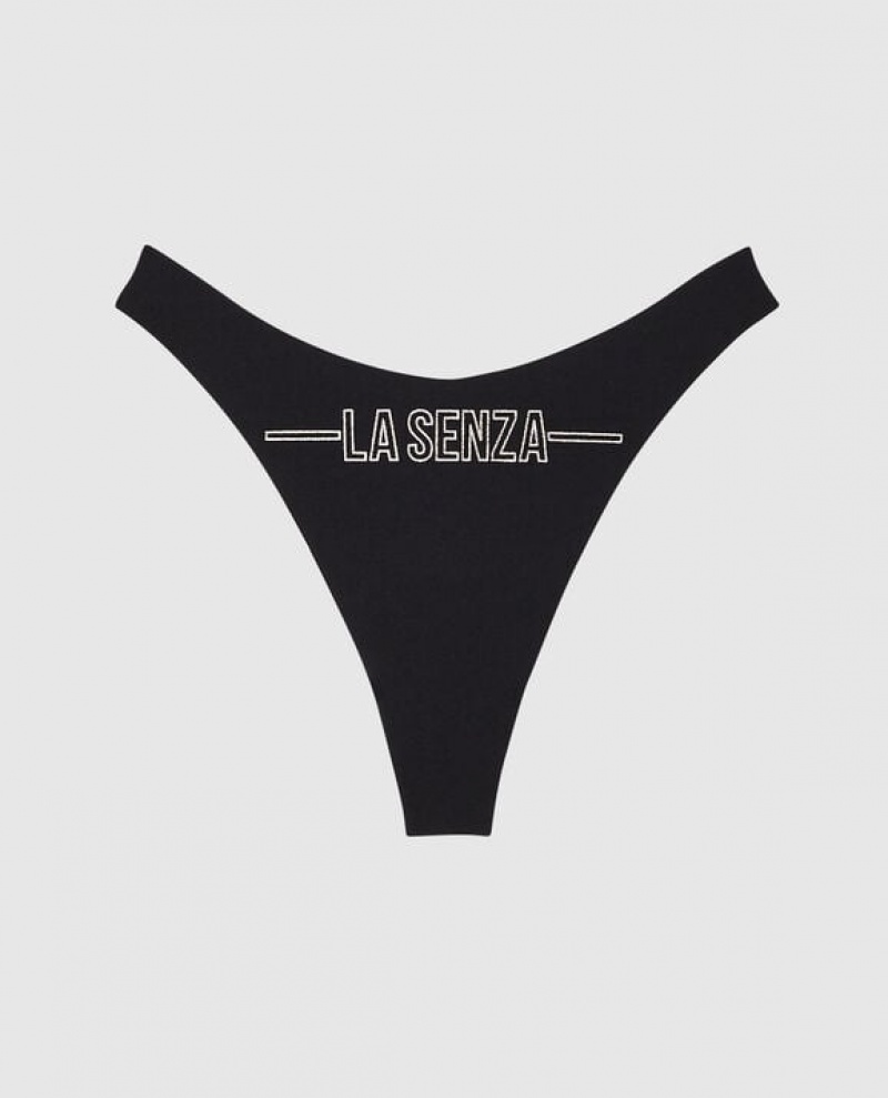 La Senza High Leg Thong Panty Women Underwear LZA Graphic | CXFSsZaA