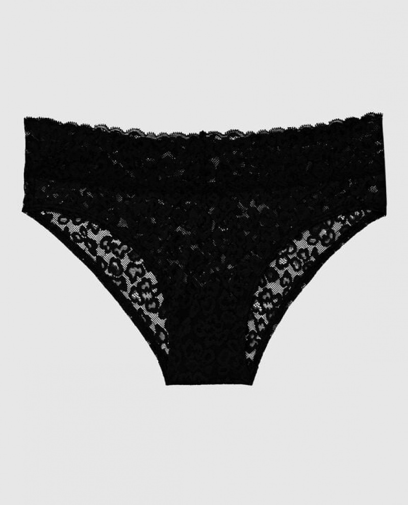 La Senza Hipster Panty Women Underwear Black | 8sq8RZQP