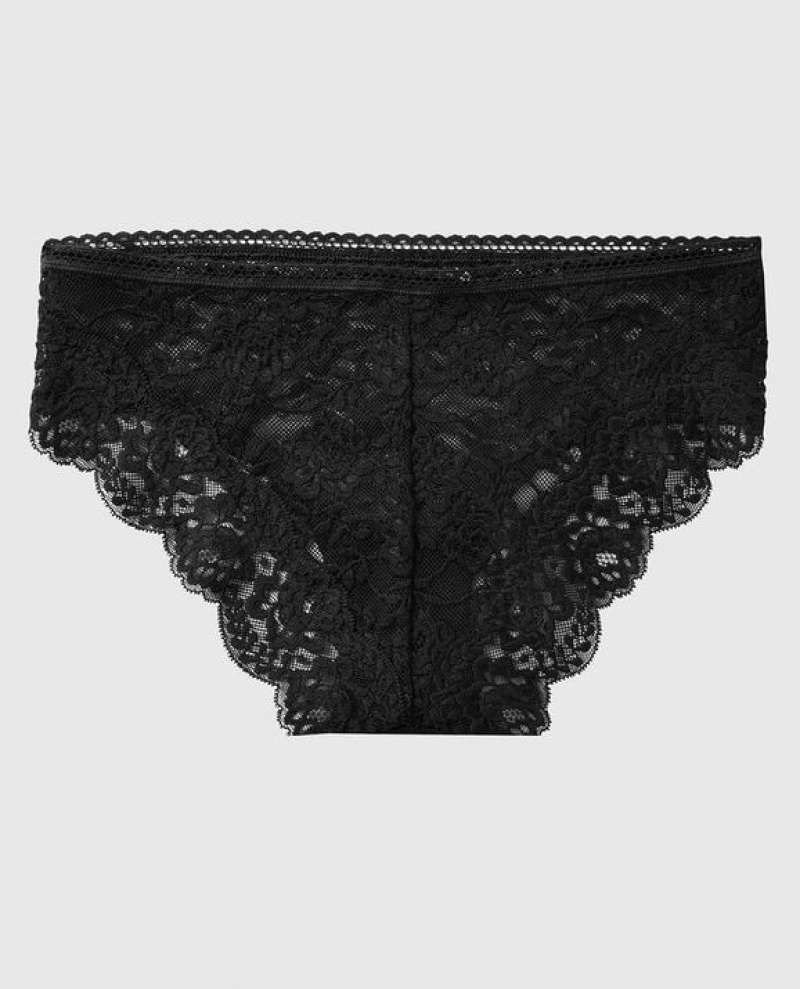 La Senza Hipster Panty Women Underwear Black | QHH81LYk