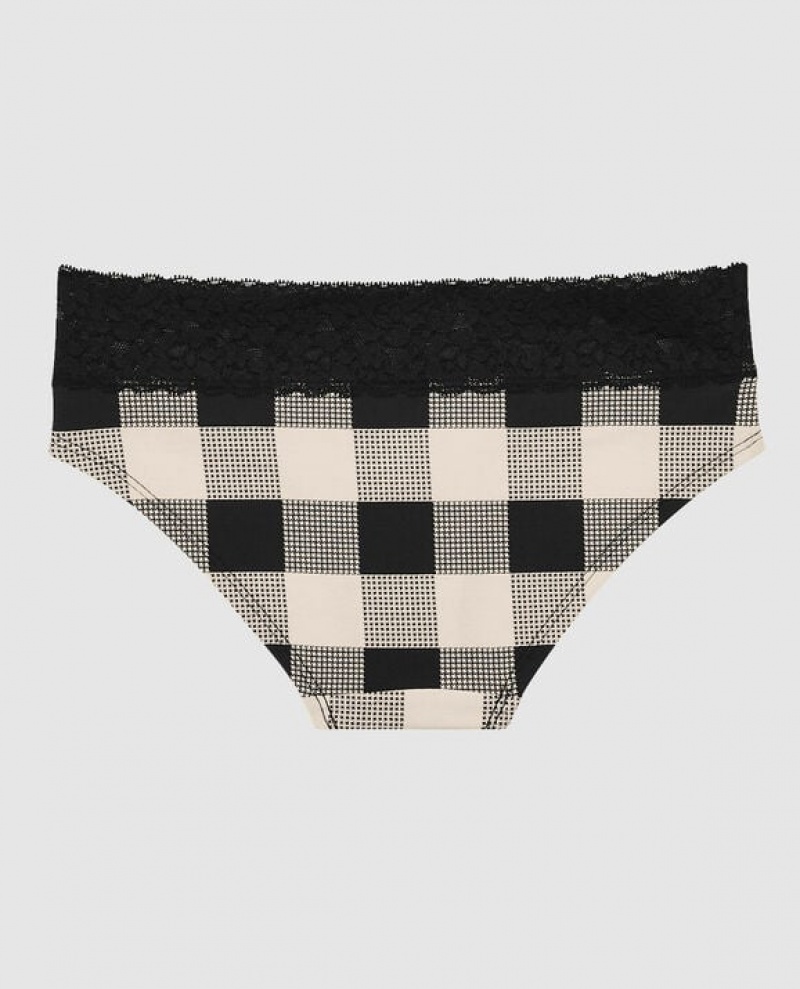 La Senza Hipster Panty Women Underwear Festive Check | 8UGwjvaG