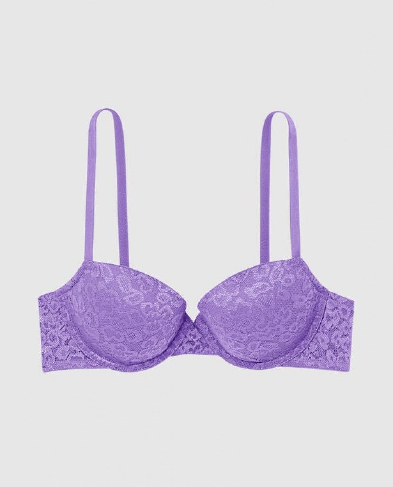 La Senza Lightly Lined Demi Women Bras Flower | G4ClRFC7