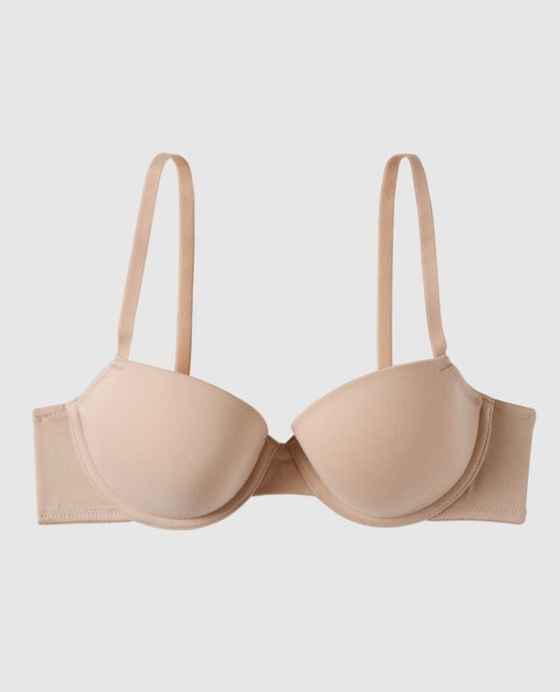 La Senza Lightly Lined Demi Women Bras Rosetan | atxpIU8a