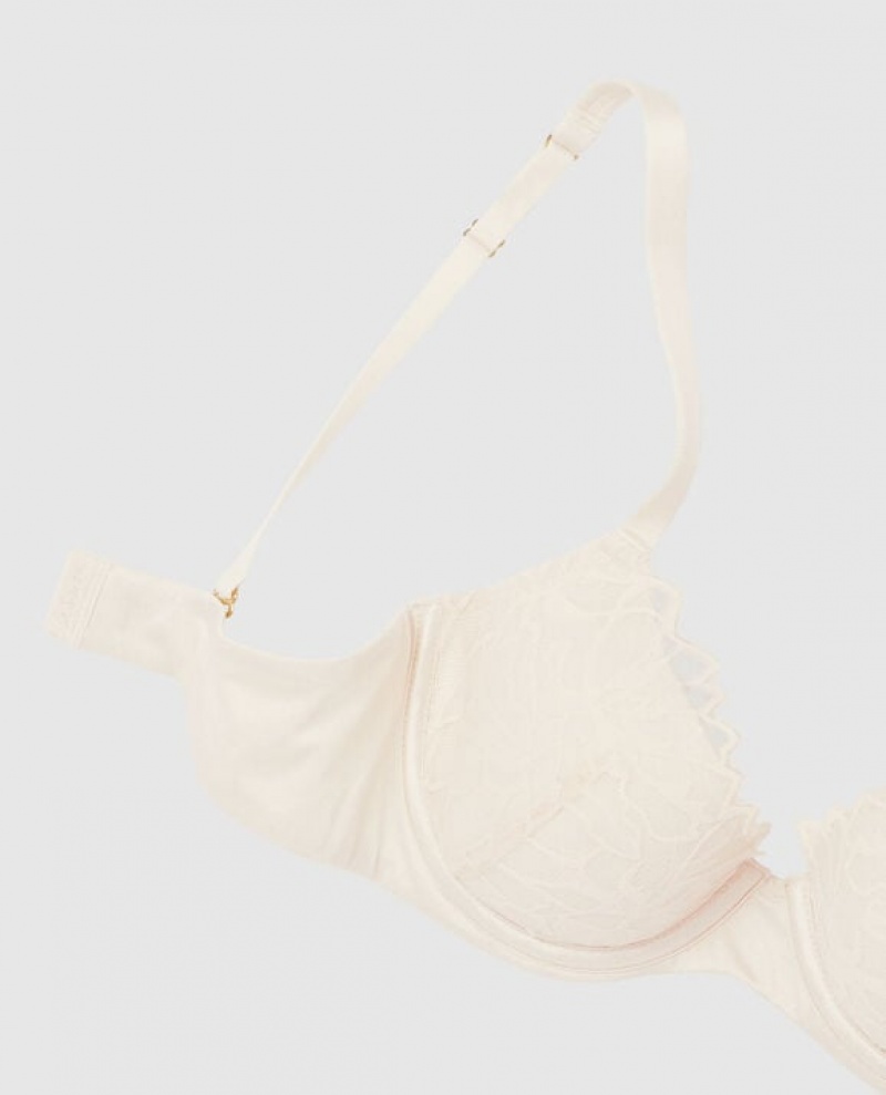 La Senza Lightly Lined Full Coverage Women Bras Pearl | VN4aR8HL