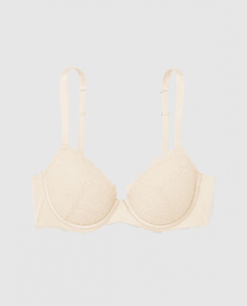 La Senza Lightly Lined Full Coverage Women Bras Pearl | VN4aR8HL