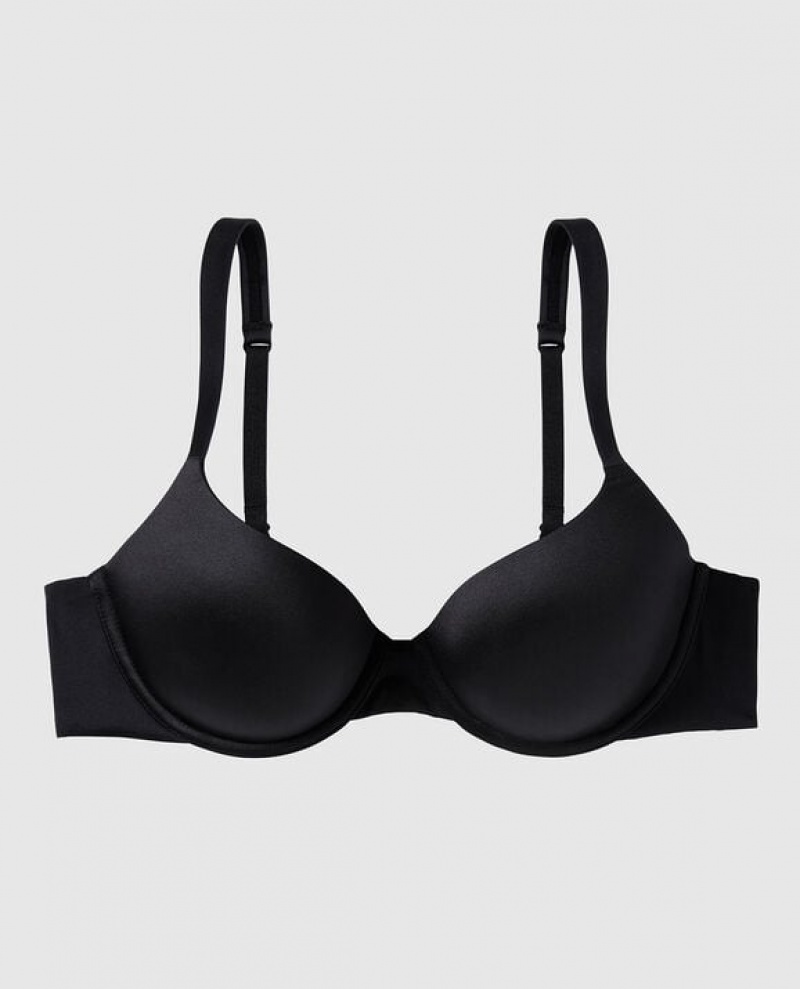 La Senza Lightly Lined Full Coverage Women Bras Black | 2VyvYGZH