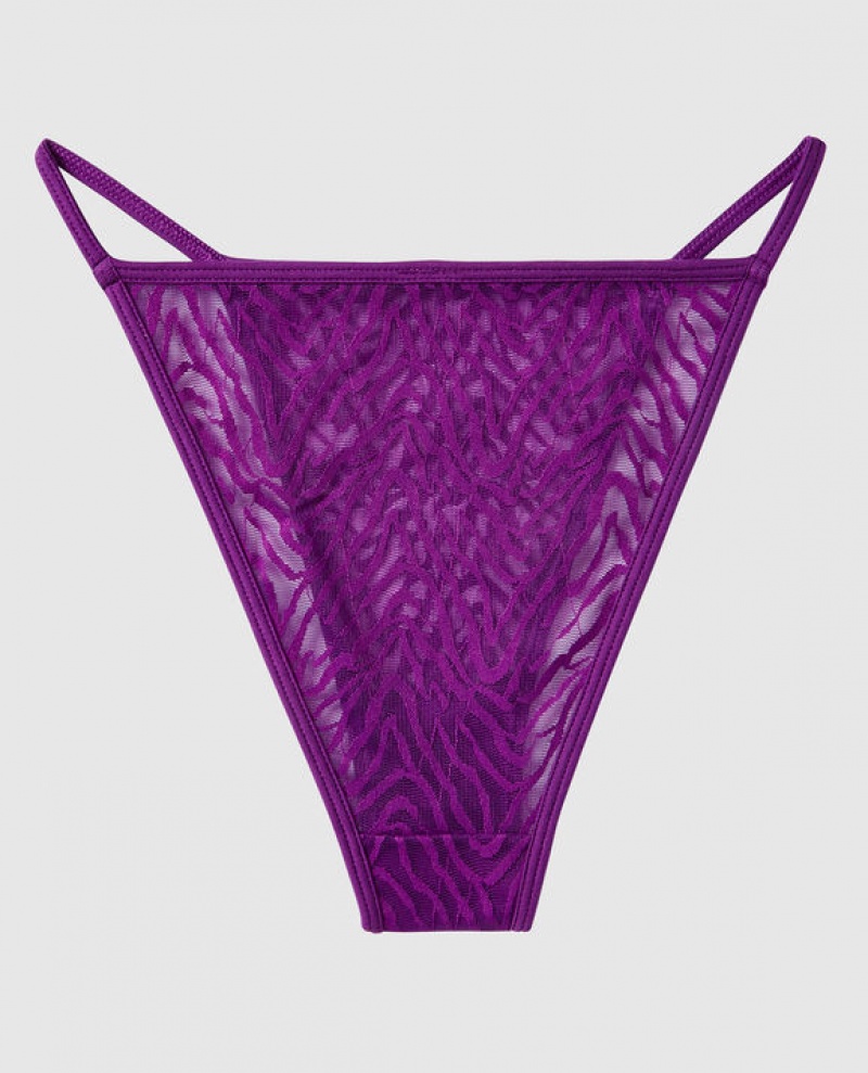 La Senza Mini Cheeky Panty Women Underwear Purple | lP8vDUdA