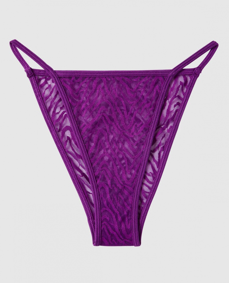 La Senza Mini Cheeky Panty Women Underwear Purple | lP8vDUdA