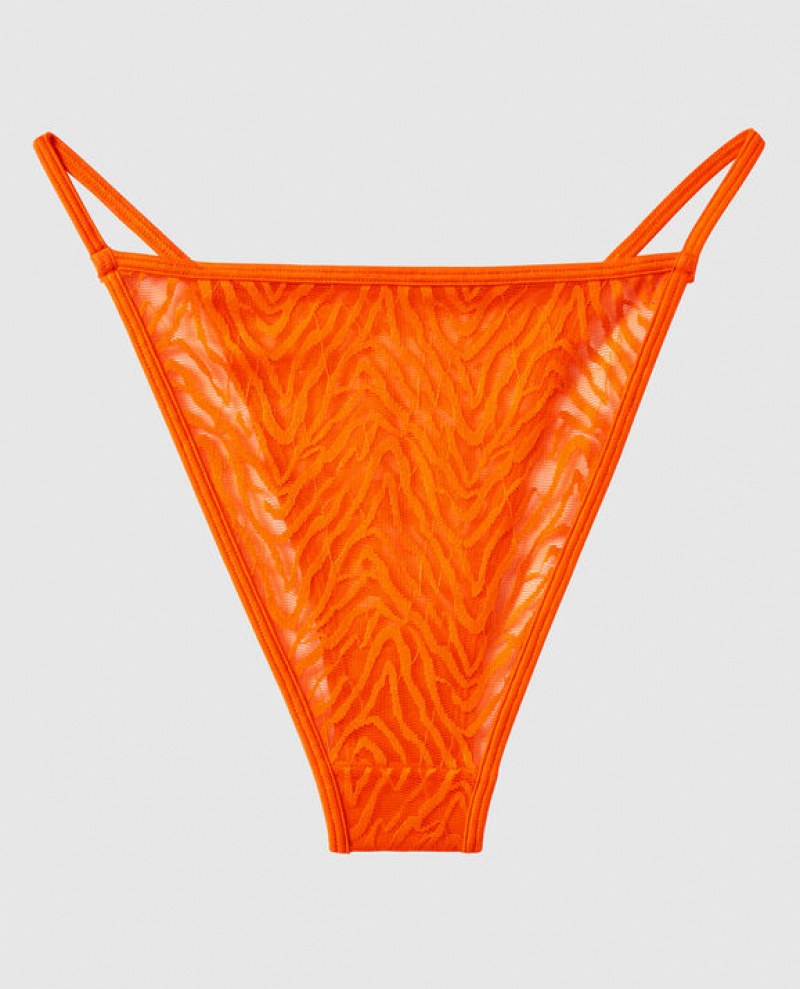 La Senza Mini Cheeky Panty Women Underwear Orange | PrLO3tuy