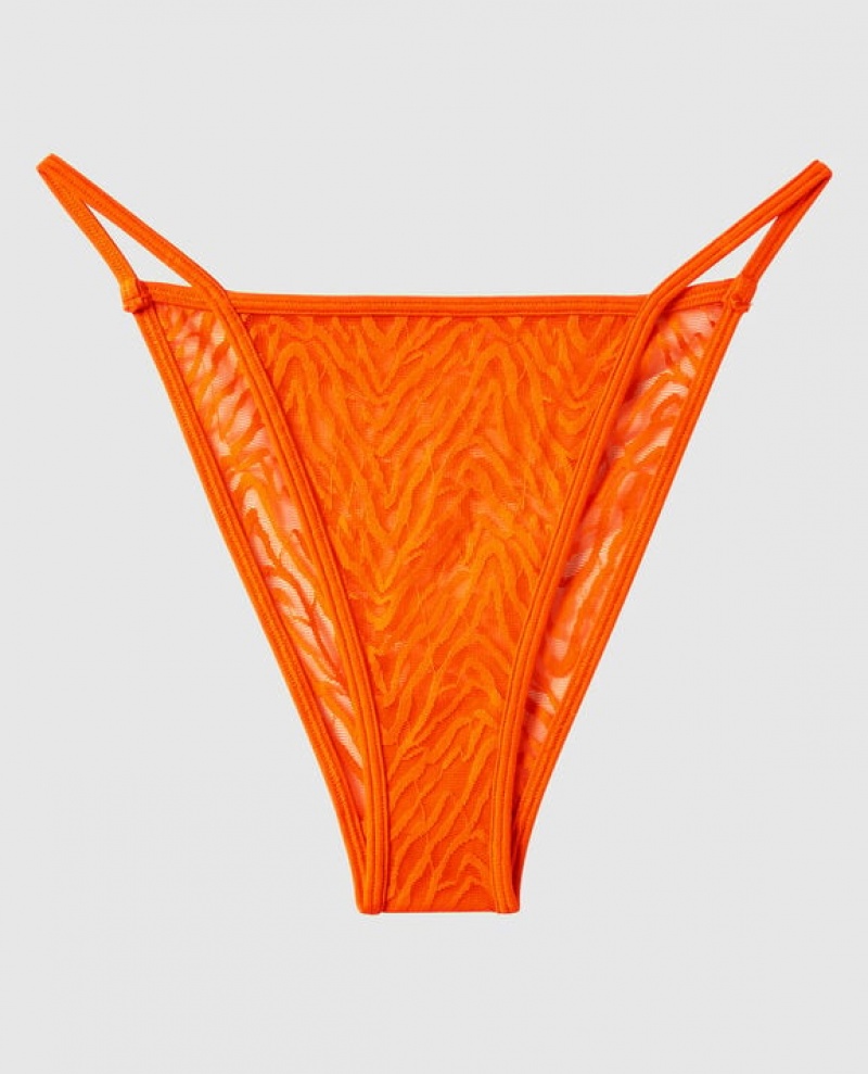 La Senza Mini Cheeky Panty Women Underwear Orange | PrLO3tuy