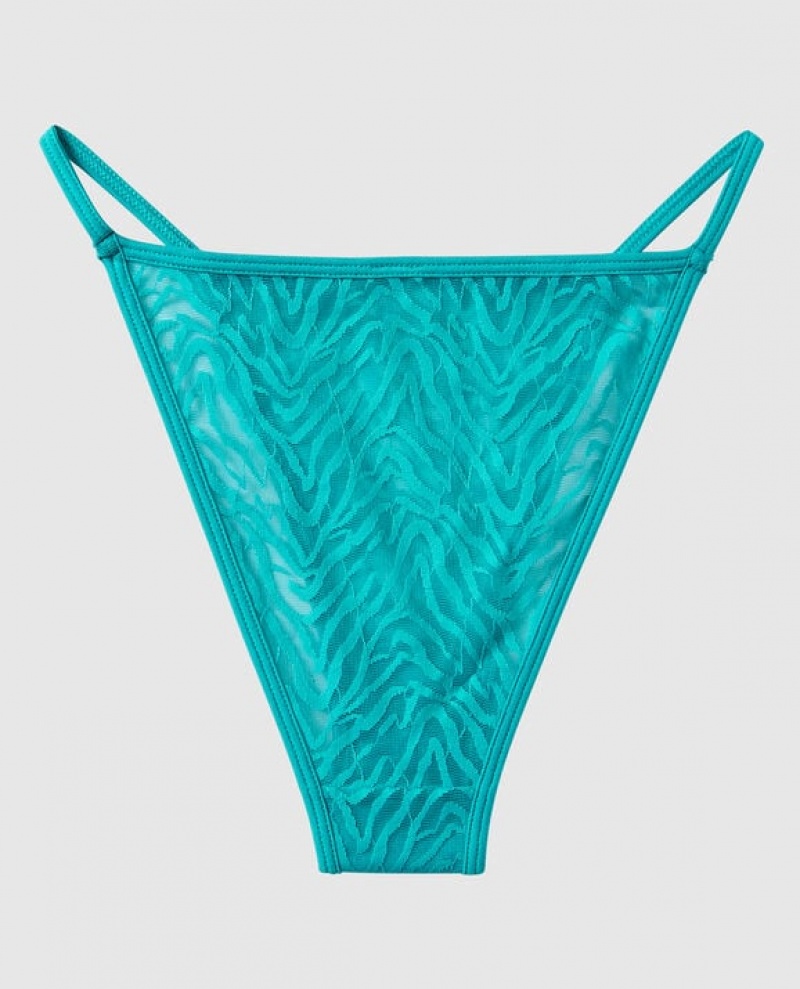 La Senza Mini Cheeky Panty Women Underwear Turquoise | 4fGUduks