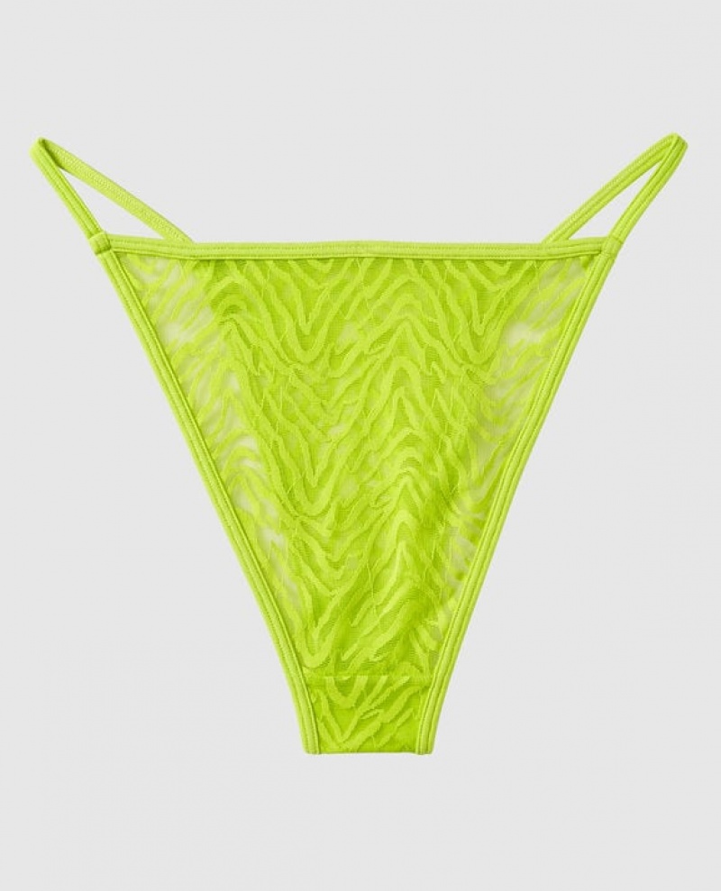 La Senza Mini Cheeky Panty Women Underwear Limelight | 5VMwDo1w