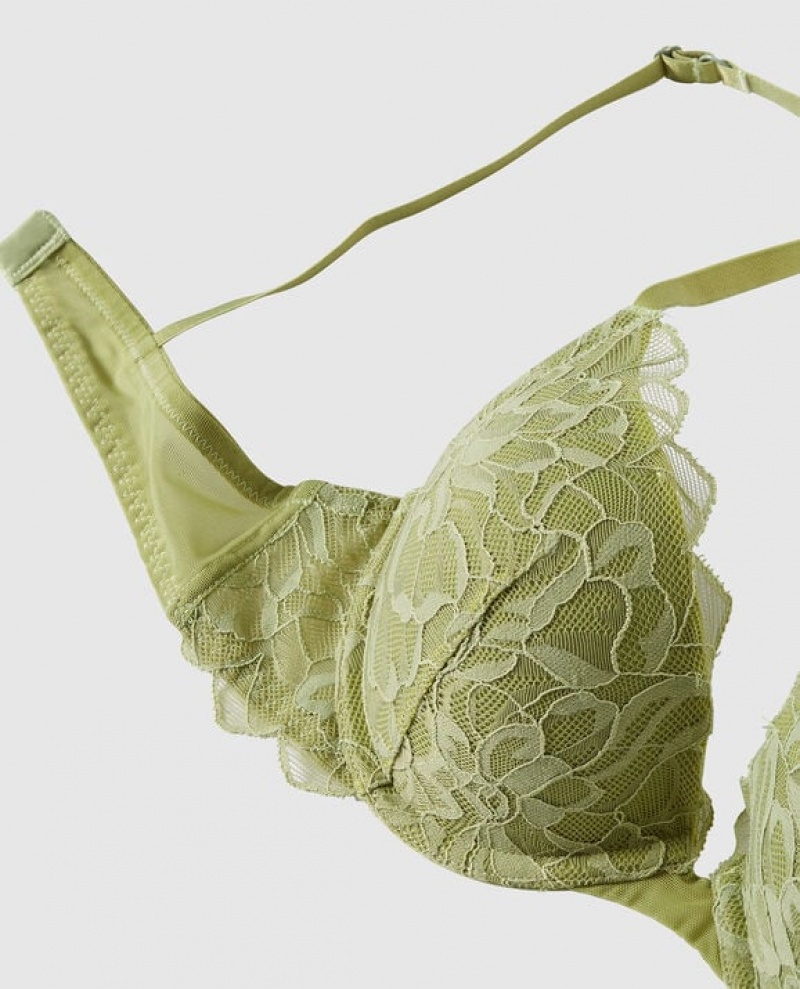 La Senza Push Up Plunge Women Bras Fern | 0DrPPTHd