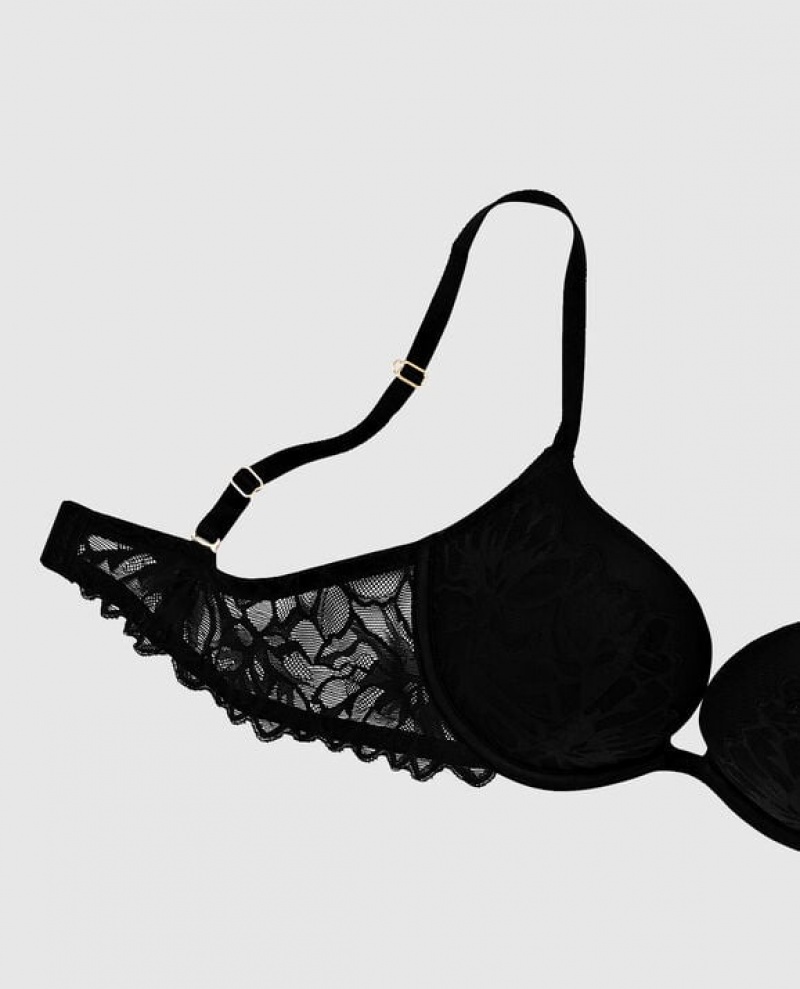 La Senza Push Up Women Bras Black | DPpNo8t3