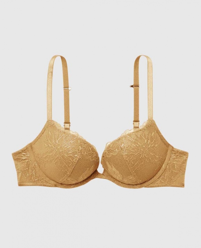 La Senza Push Up Women Bras Gold | pQa65qae