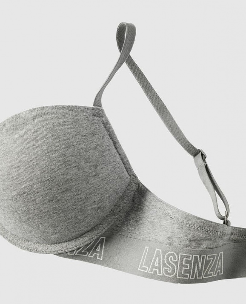 La Senza Push Up Women Bras Grey | 71z7fUbh