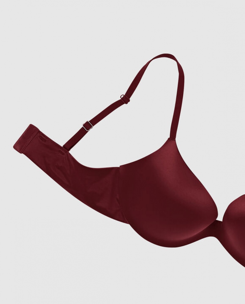 La Senza Push Up Women Bras Red Burgundy | 7fjtzvDf