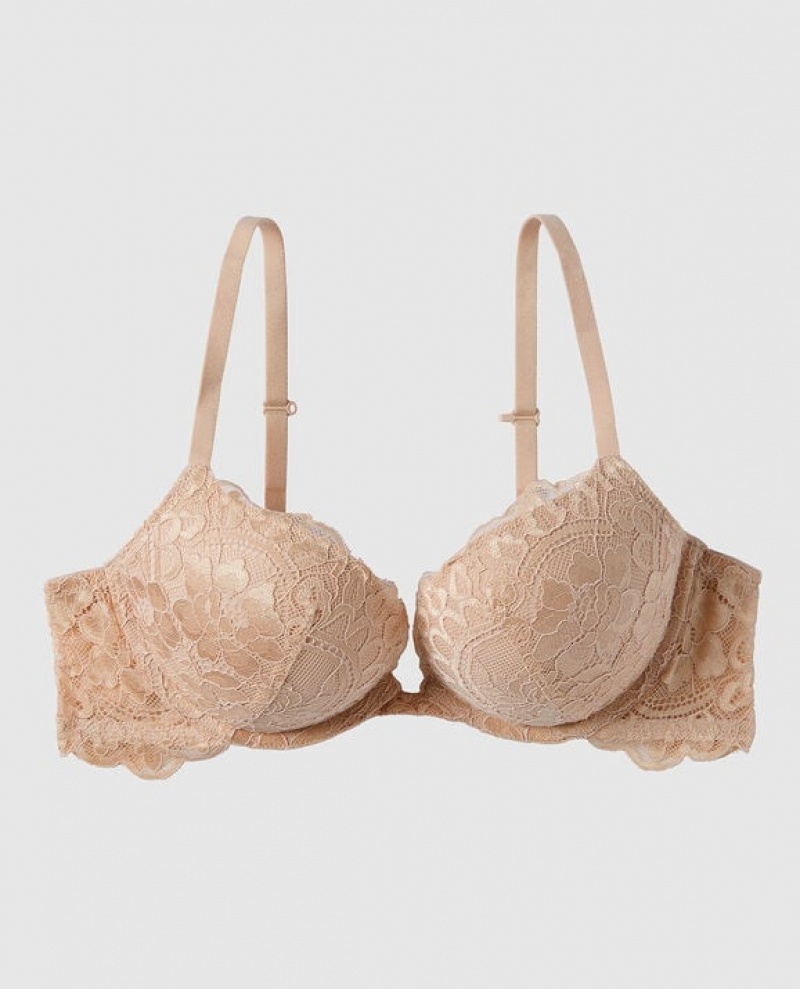 La Senza Push Up Women Bras Rose Brown | TQh5DCKW