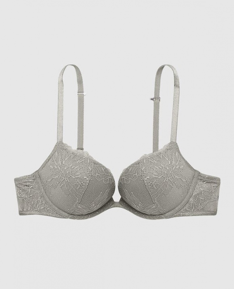 La Senza Push Up Women Bras Silver | hrDlizXN