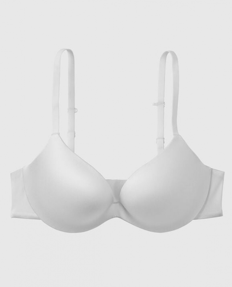 La Senza Push Up Women Bras White | dDkutI7C