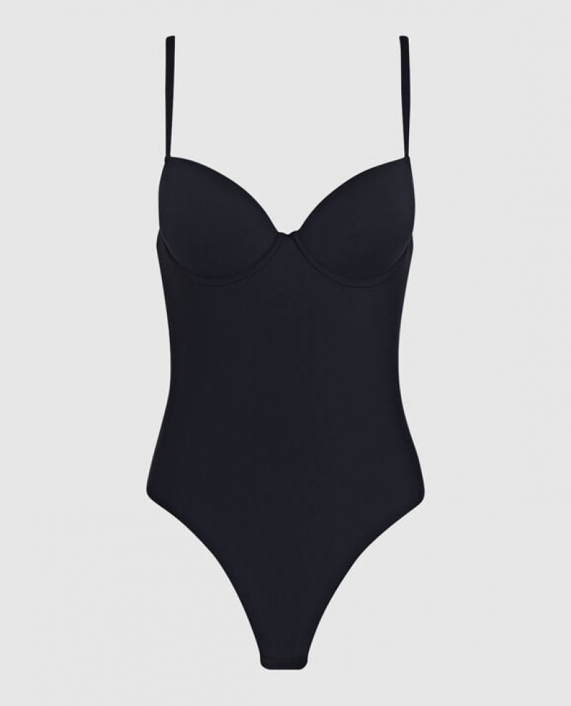 La Senza Smoothing Bodysuit Women Accessories Black | TNmMIepQ