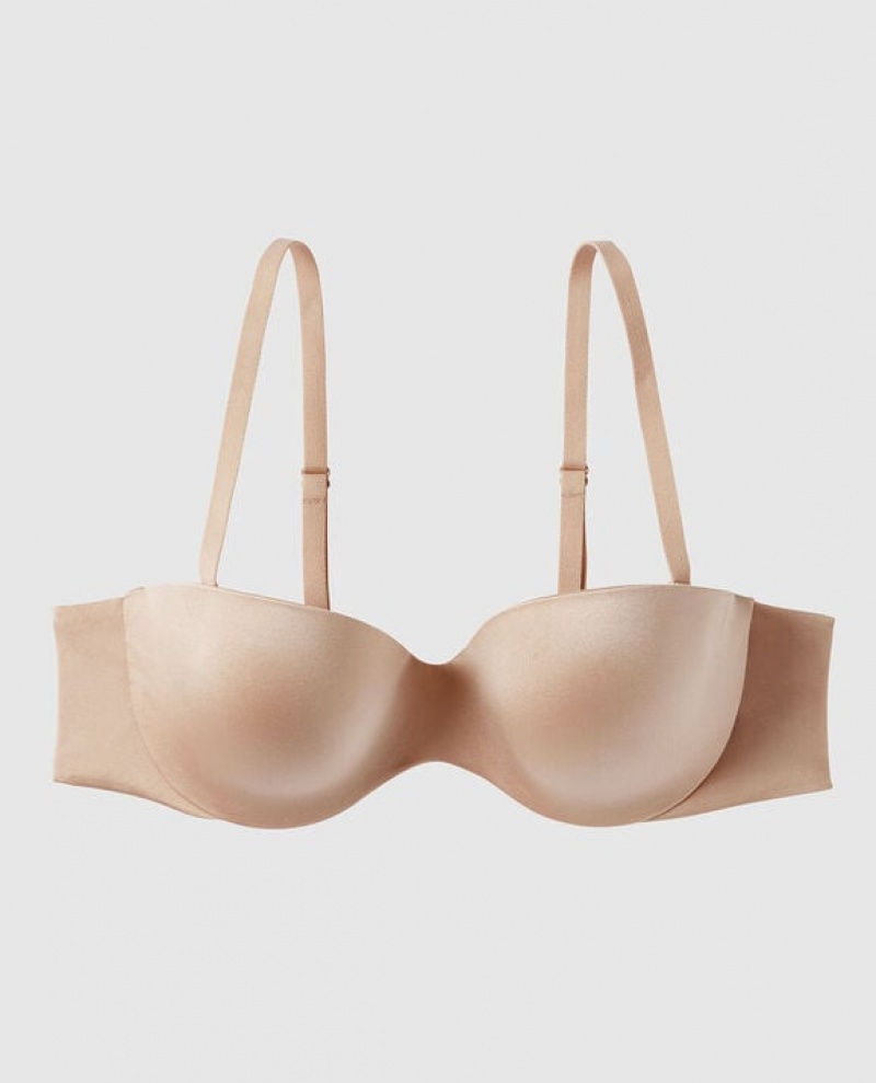 La Senza Strapless Lightly Lined Women Bras Rosetan | TruQwCsn