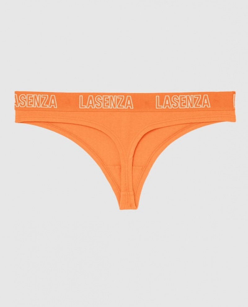 La Senza Thong Panty Women Underwear Apricot | 1z52UNOx