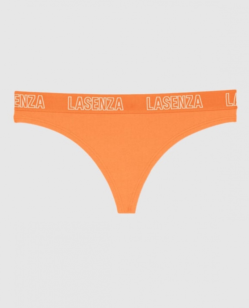 La Senza Thong Panty Women Underwear Apricot | 1z52UNOx