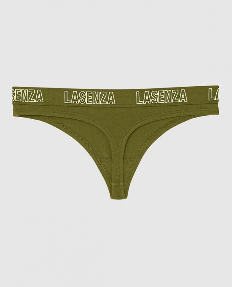 La Senza Thong Panty Women Underwear Avocado | N5MlAQCs