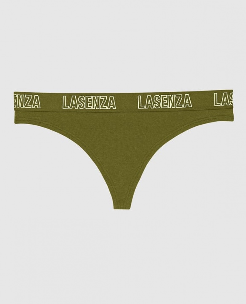 La Senza Thong Panty Women Underwear Avocado | N5MlAQCs