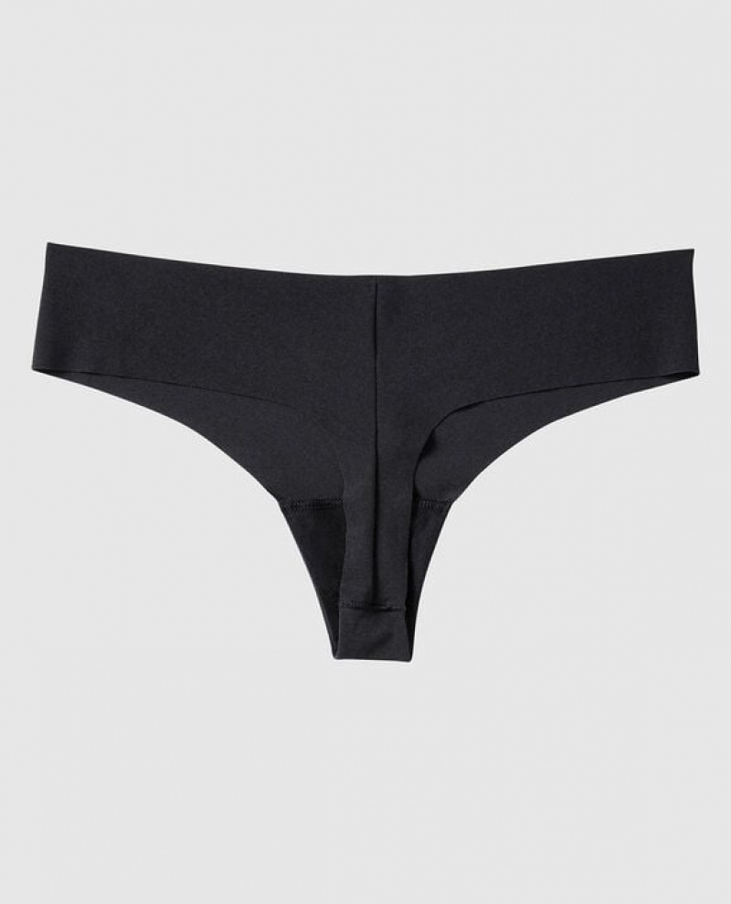 La Senza Thong Panty Women Underwear Black | tUTaYdnp