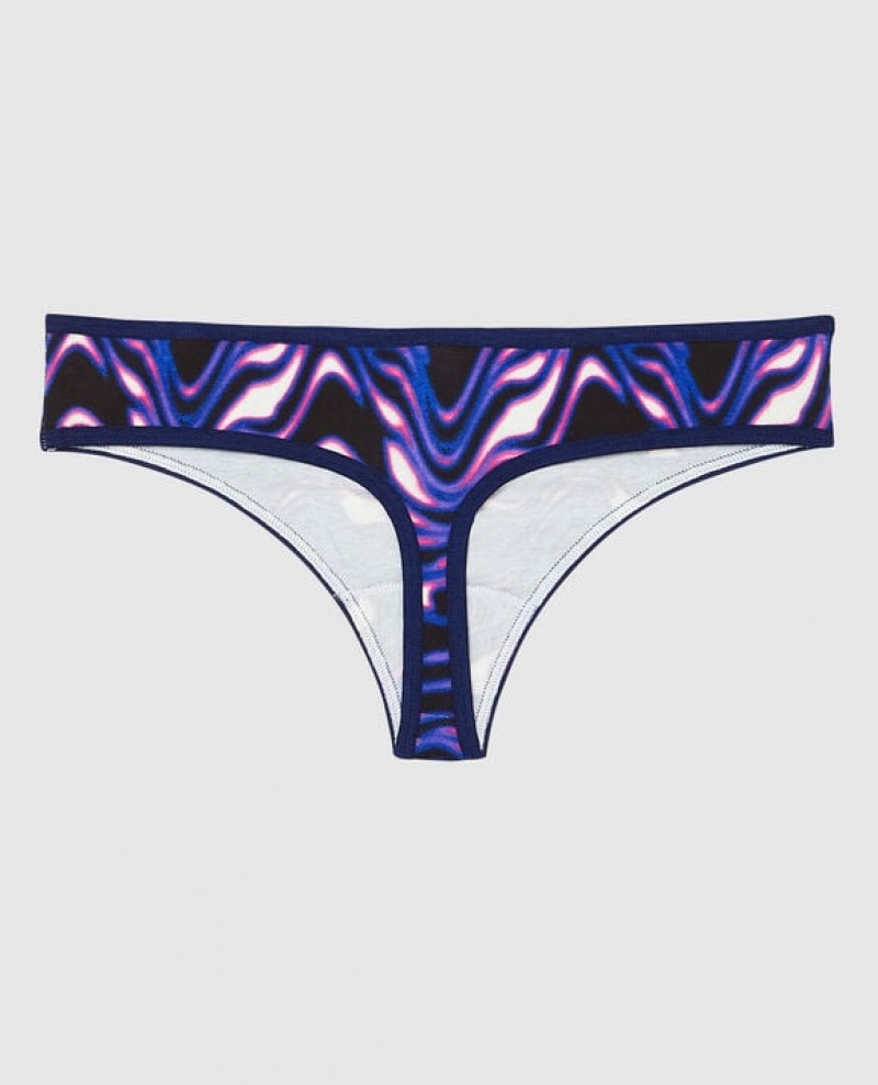 La Senza Thong Panty Women Underwear Cosmic Waves | 9Agq3plk