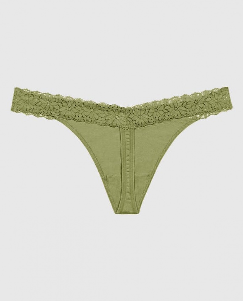 La Senza Thong Panty Women Underwear Fern | CYkjdSN1