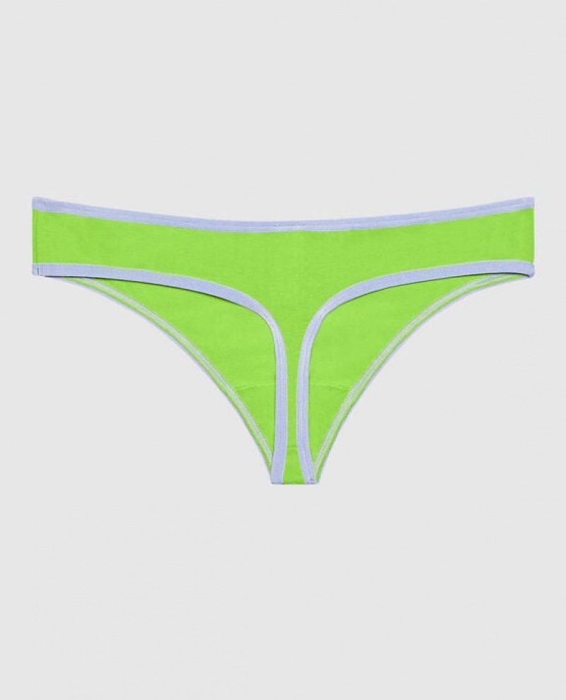 La Senza Thong Panty Women Underwear Light Green | g4vQvD7n