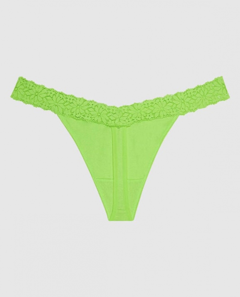 La Senza Thong Panty Women Underwear Light Green | Cdy05T4h