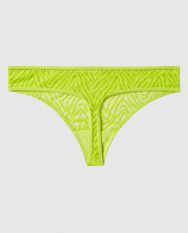 La Senza Thong Panty Women Underwear Limelight | Prj6D7rD