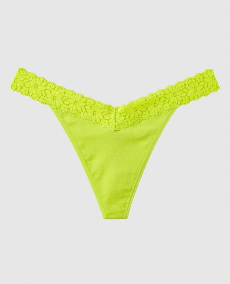 La Senza Thong Panty Women Underwear Limelight | Xx447cpq